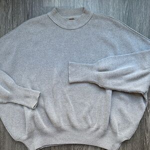 Free People Easy Street Tunic Grey Sweater